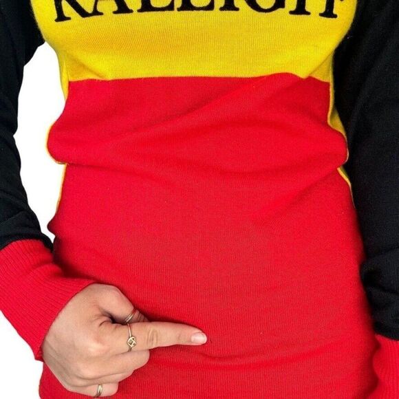 Vintage Raleigh Womens Wool Blend Cycle Quarter Zip Jersey Sz 4 Made in Italy - Picture 9 of 9